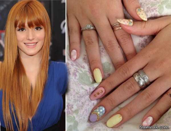 طراحی ناخن بازیگران